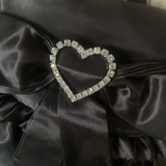 Sugar Thrillz Black Ruffles Backpack Shoulder Bag Purse NWT - Picture 3 of 13